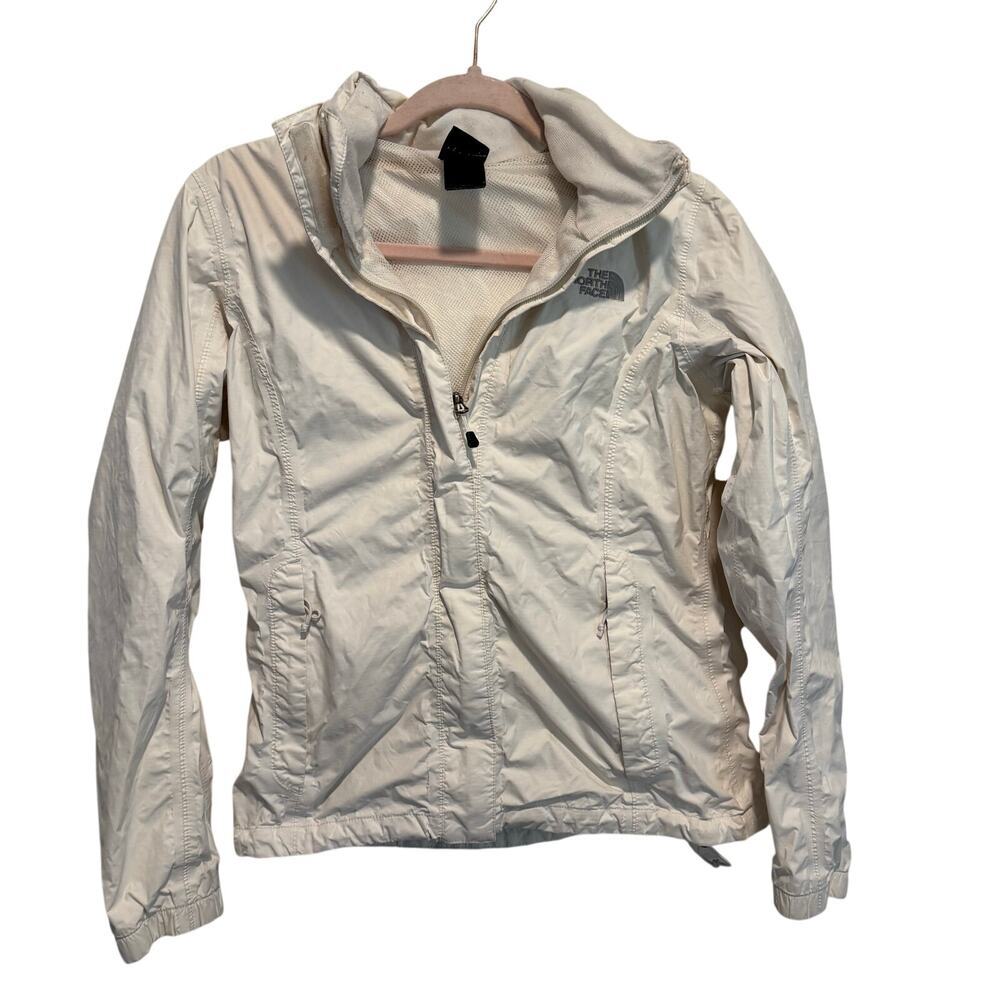 The North Face White Wind Breaker Size S